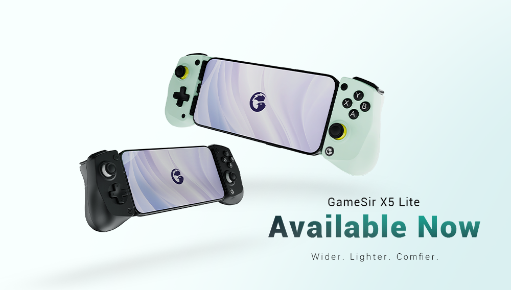 Game-sir X5 Lite - Wider. Lighter. Comfier. Available Now.
