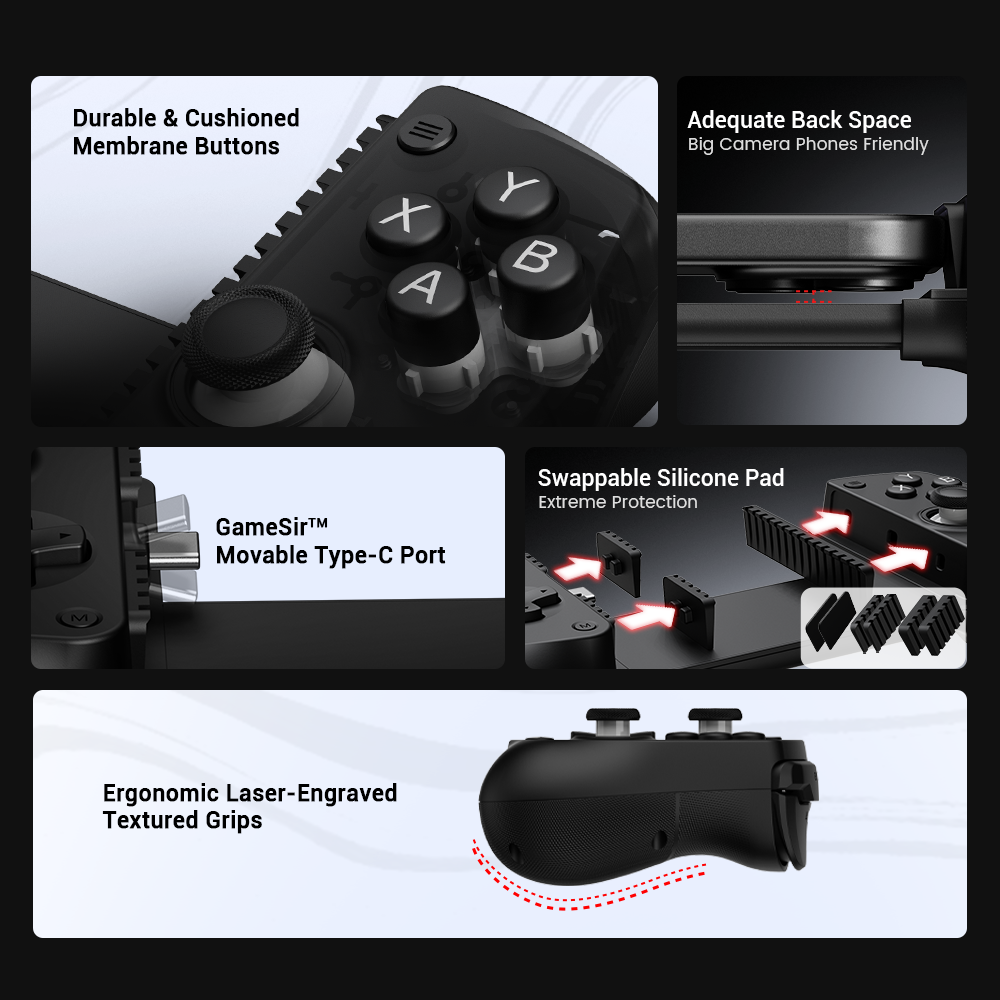 Ergonomic and Lightweight Design for Extreme Comfort & Cushioned and Durable Membrane Triggers and Buttons of X5 Lite