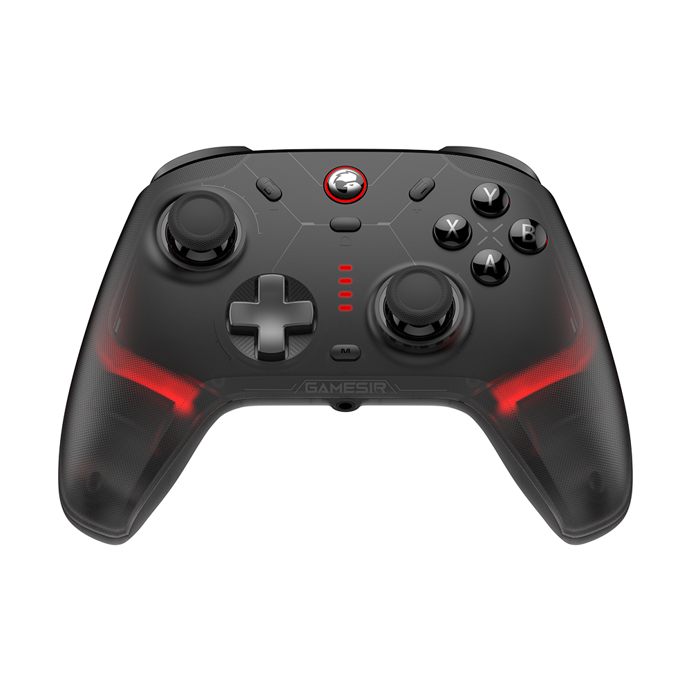 Game-sir Cyclone 2 Multiplatform Controller - Shadow Black with customizable RGB lighting and ergonomic design.