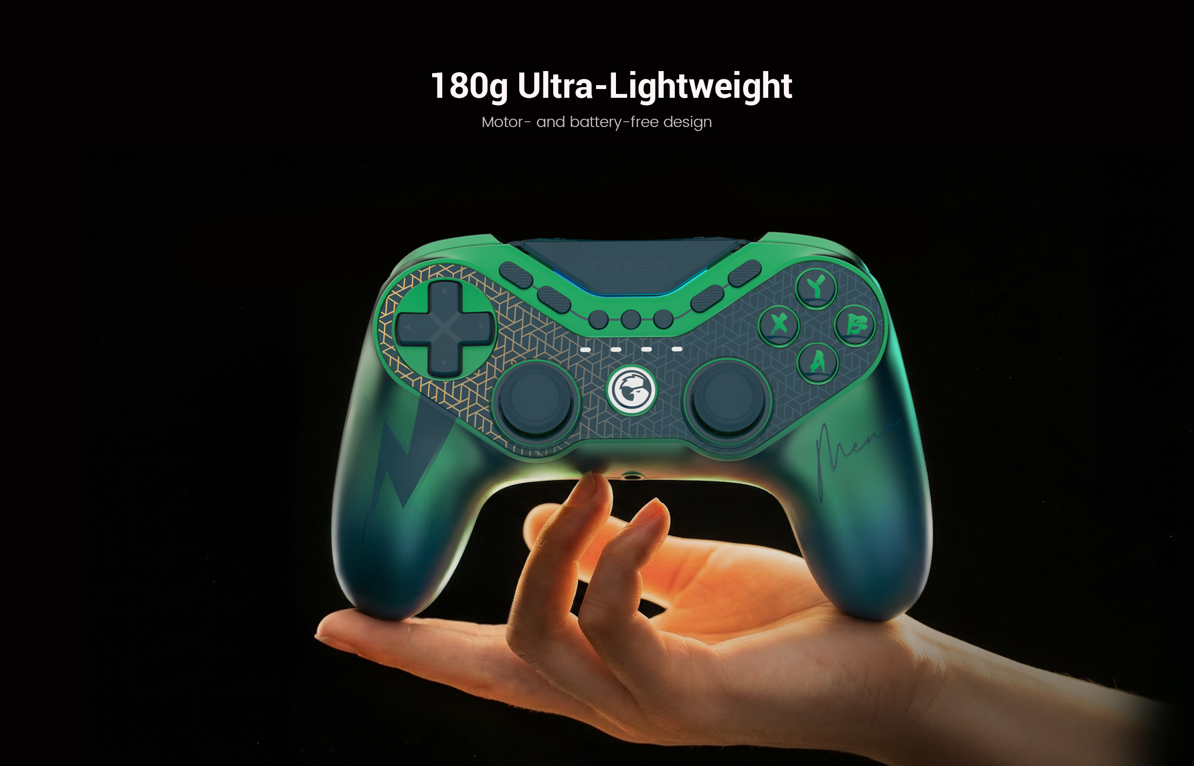 180g Ultra-Lightweight design of the Game-sir Tarantula 8K PC (MenaRD Collab Edition).By integrating this with the previous materials, we can see the full 