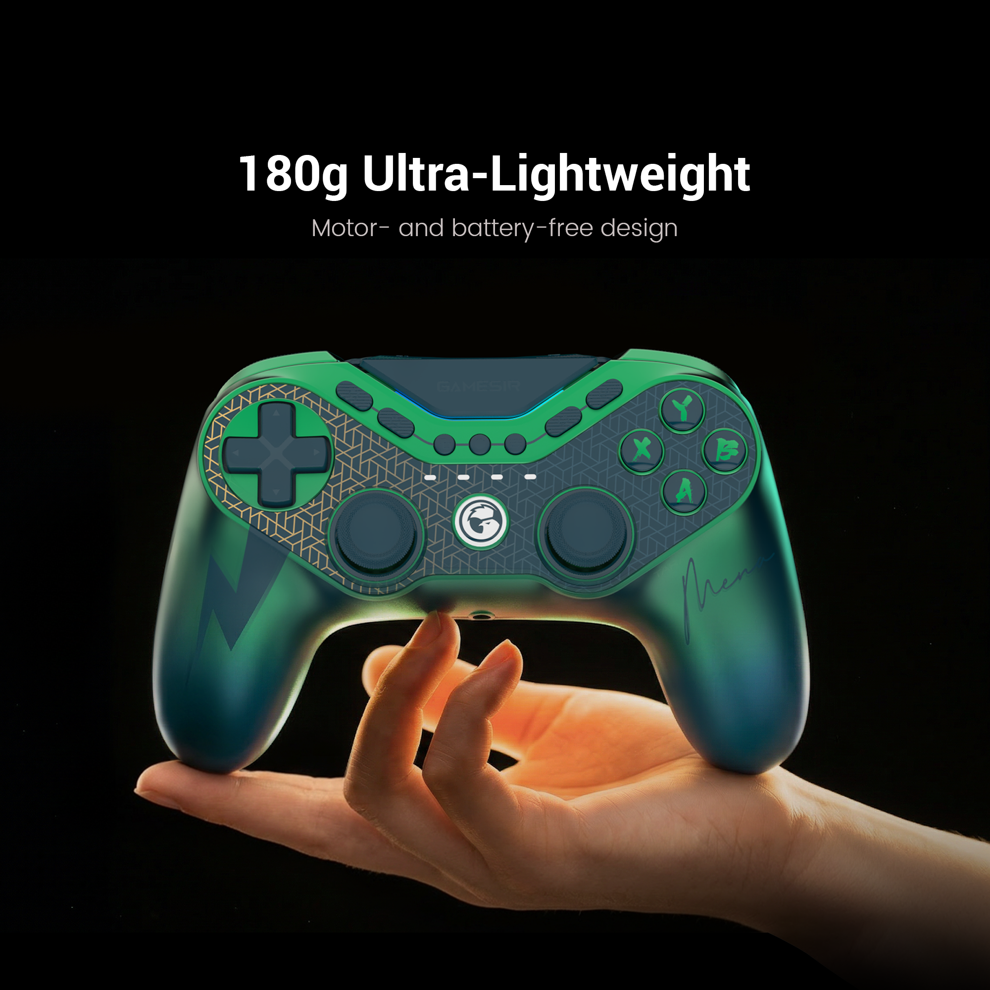 180g Ultra-Lightweight design of the Game-sir Tarantula 8K PC (MenaRD Collab Edition).By integrating this with the previous materials, we can see the full 