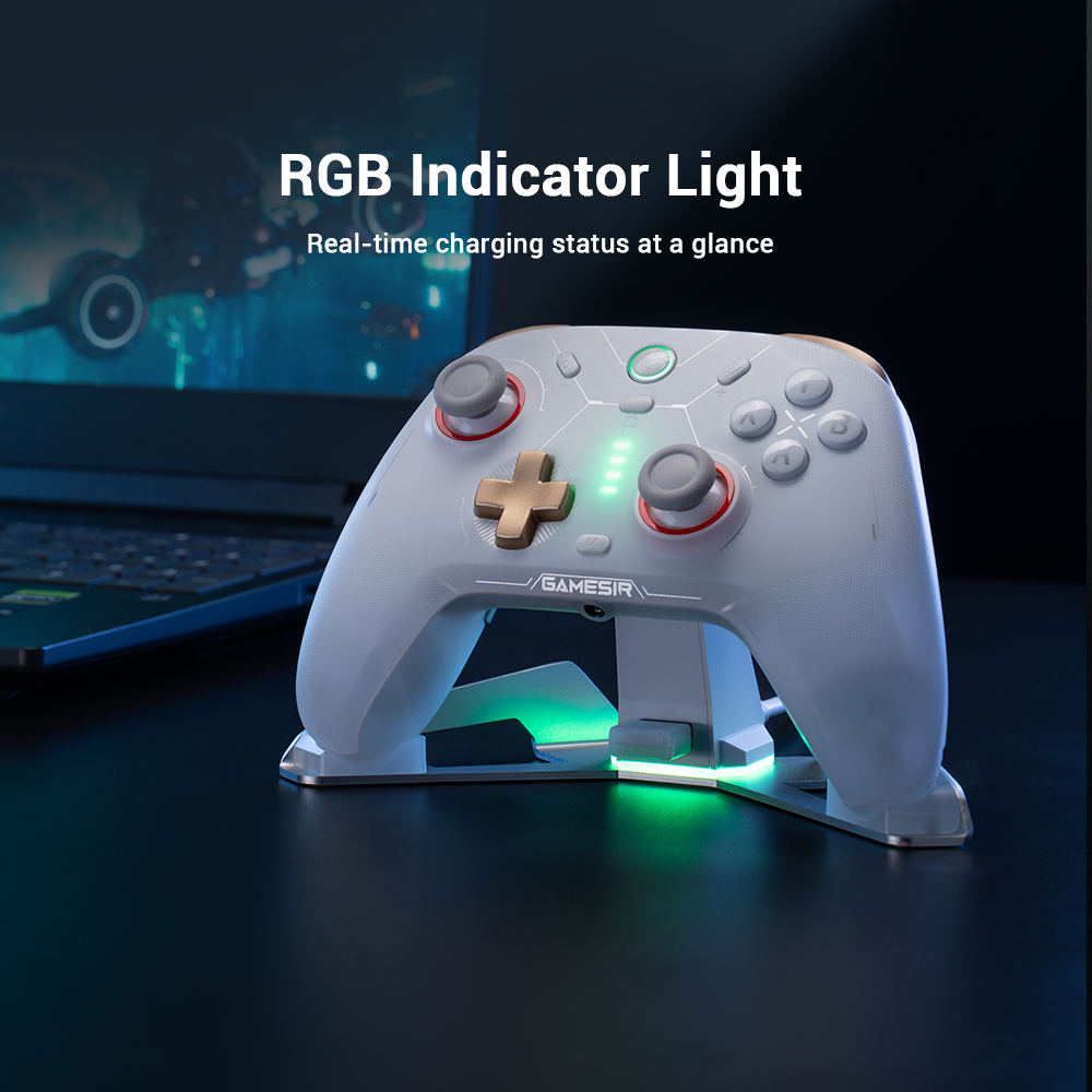 Game-sir cyclone 2 charging station with RGB Indicator Light