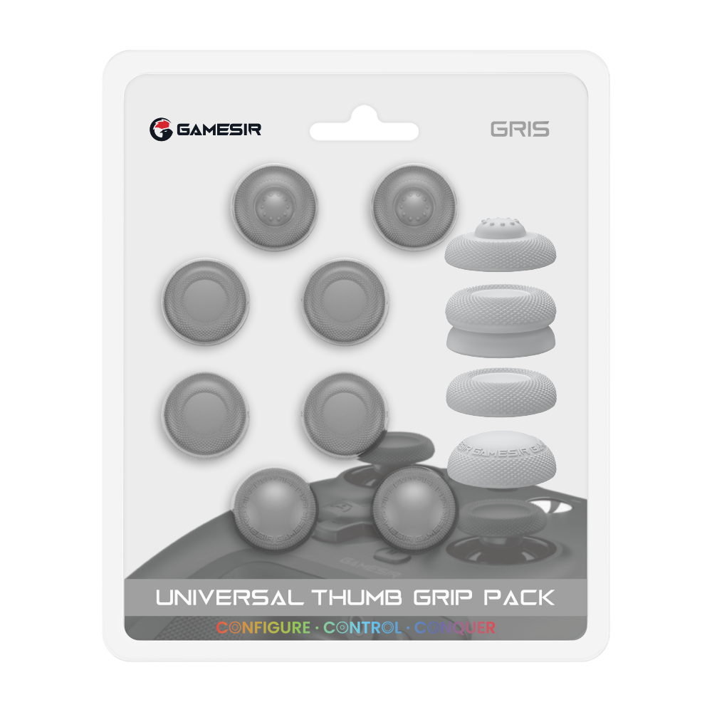 Game-sir Thumb Grip Caps for various controllers including PS4, PS5, Xbox, and Switch Pro.