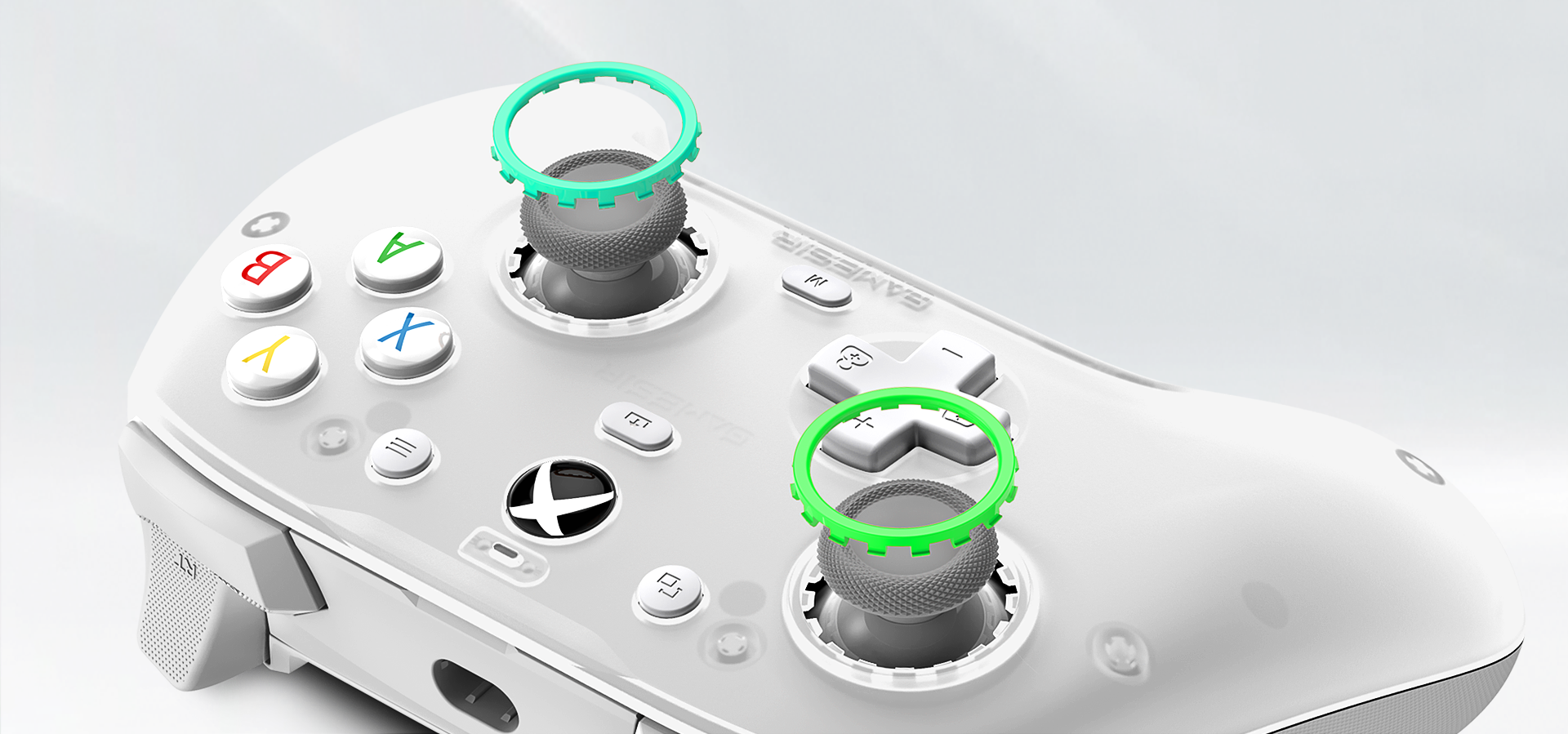 Game-sir colorful controller anti-friction rings