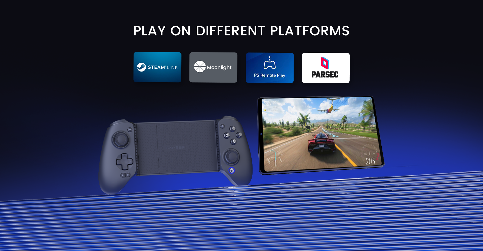 Supports playing on different platforms