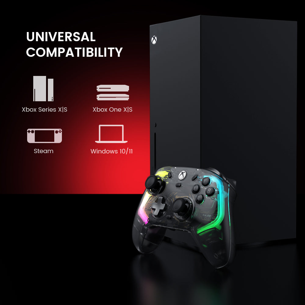 Versatile gaming gear compatible with Xbox Series X|S, Xbox One, and PC