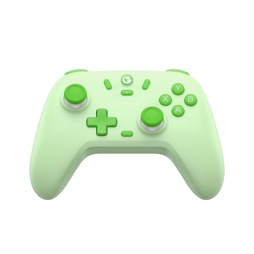 Game-sir Nova Lite Multiplatform Controller with green Hall Effect sticks and analog triggers.