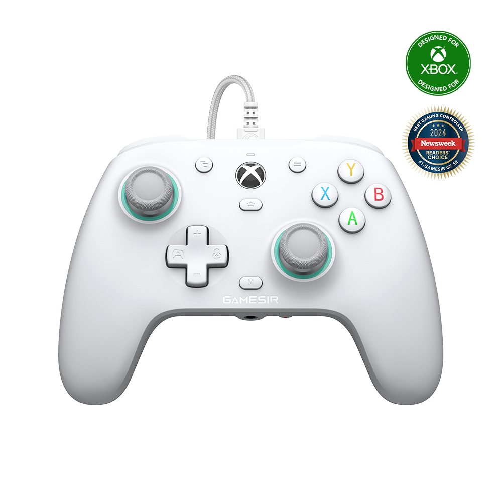 Game-sir G7 SE Xbox Wired Controller with magnetic faceplate and Hall Effect sticks.