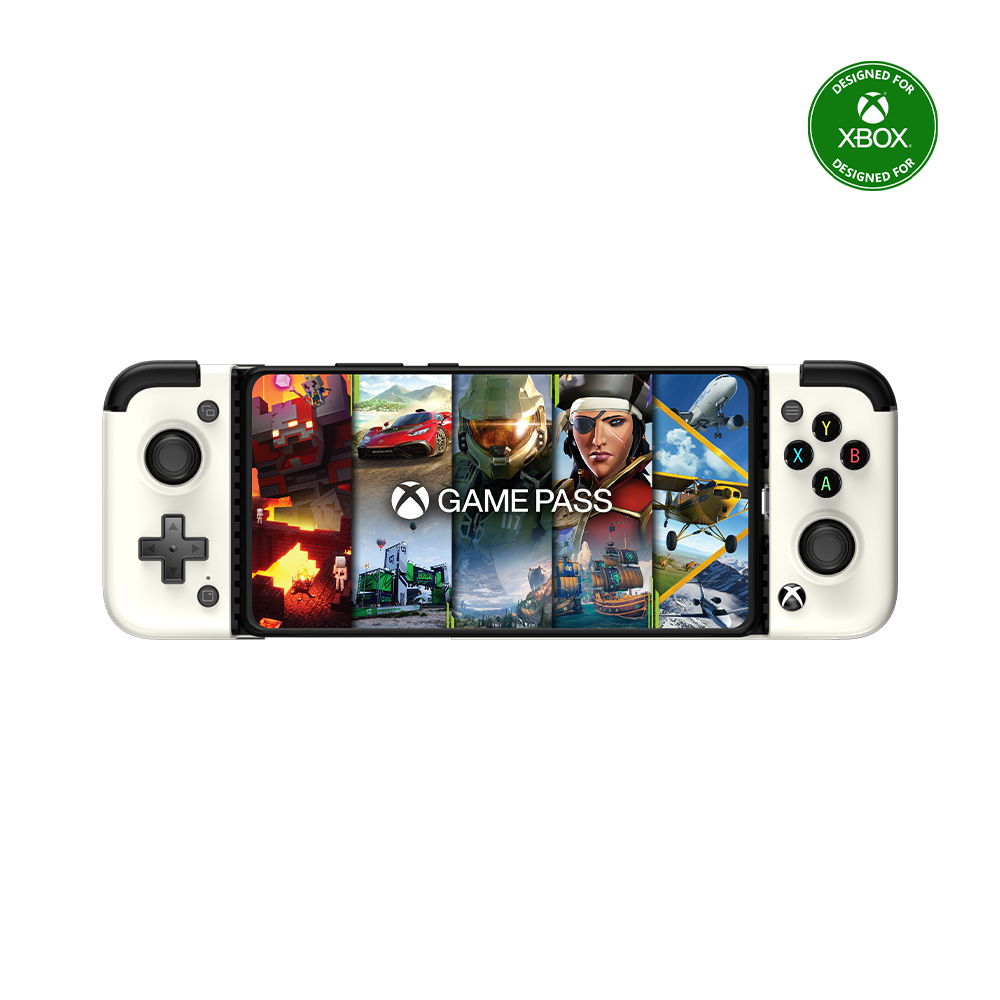 Game-sir X2 Pro Xbox Mobile Controller with Xbox Game Pass games displayed.