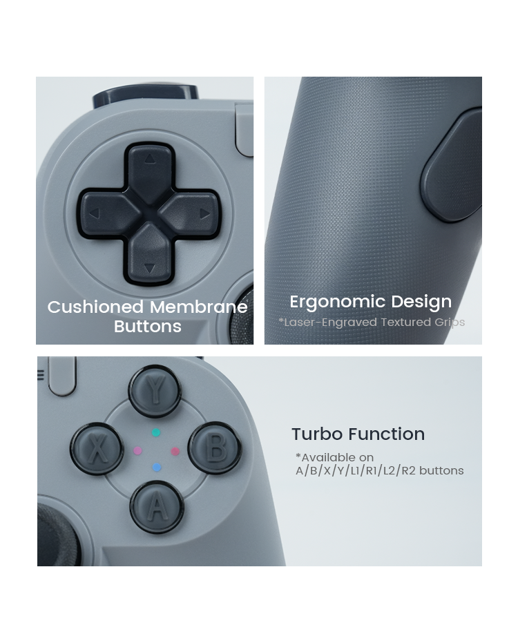Customize settings via Game-sir App on X5 Lite (*only available on Android devices)