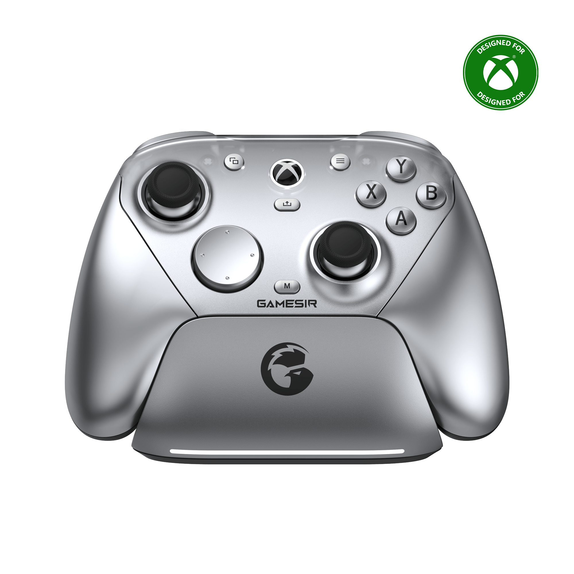 Game-sir G7 Pro Tri-Mode Xbox Wired, PC & Mobile Wireless Controller-Metallic Silver - Game-sir